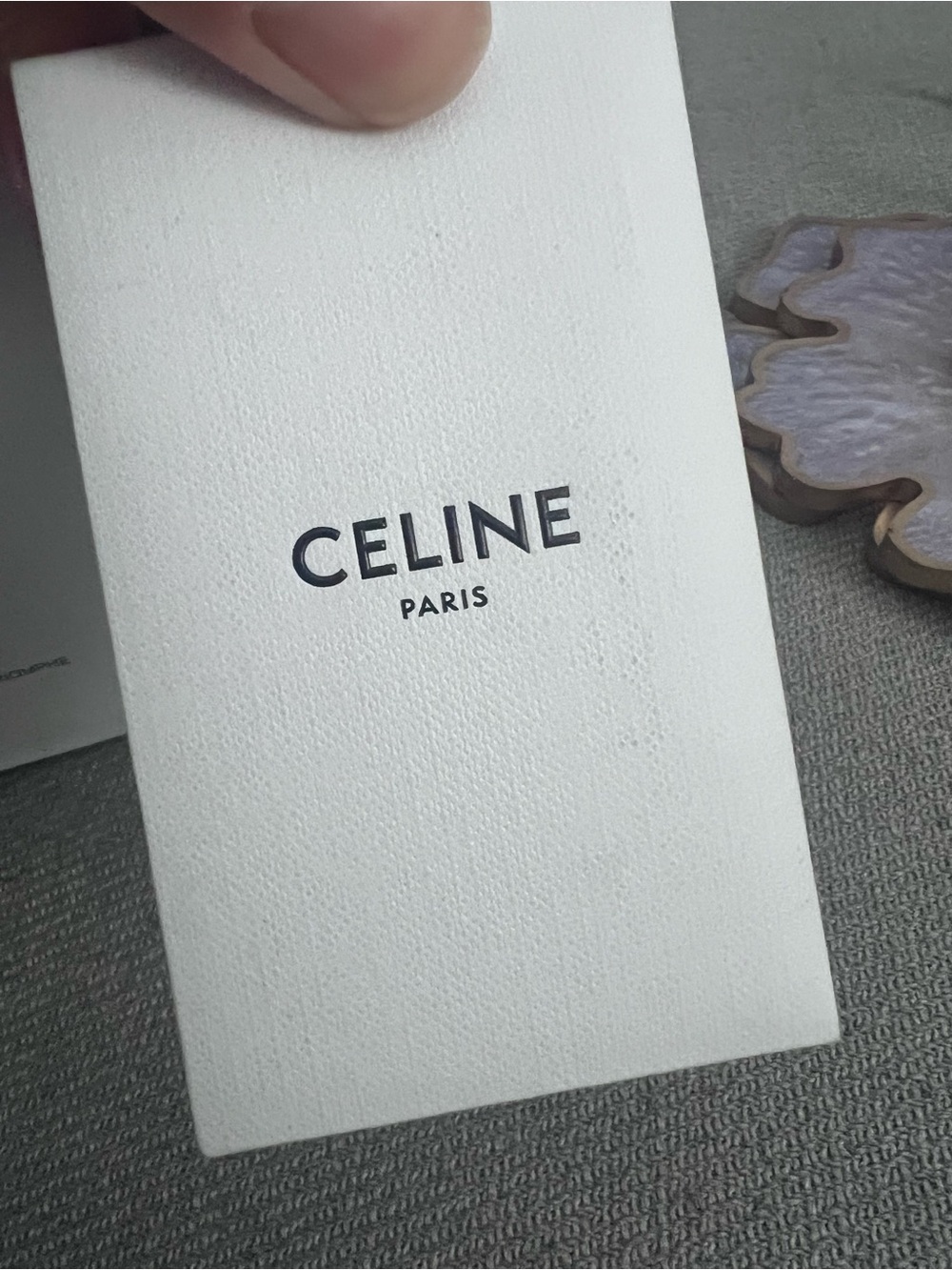 Authentic Celine Paris In Luco White Empty Shoe Storage / Decorative Box